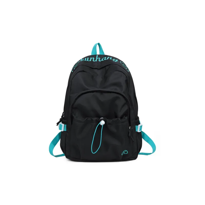 WICKBUEN Nylon Backpack Regular Unisex White/Black/Green/Purple/Pink-7