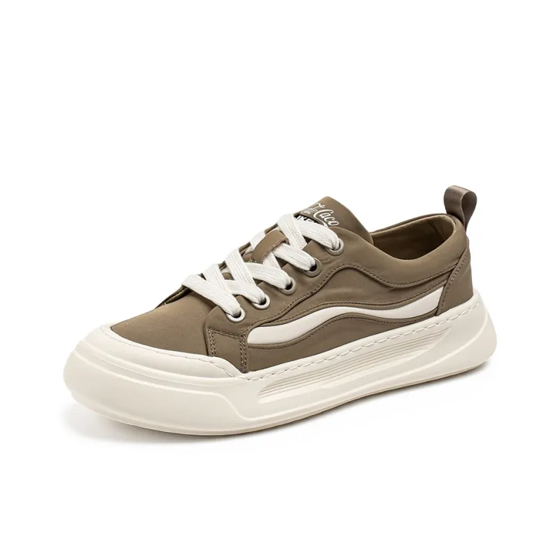 JKEM Slip Resistant Height Enhancing Cushioning Low Top Canvas Shoes Men's-6