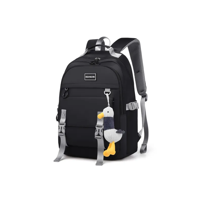 EDISON Water repellent Polyester Backpack Medium Size Unisex Multicolor-3