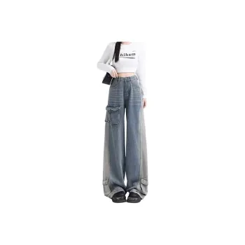ADOONGA Jeans Women's Vintage Blue