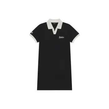 MLB New York Yankees Basic Collection SS25 Short Sleeved Dress Women's Black