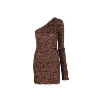 NANUSHKA Fitted One sleeve Mini Dress