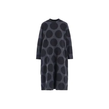 Yohji Yamamoto FW24 Long Sleeved Dress Women's Dark Gray