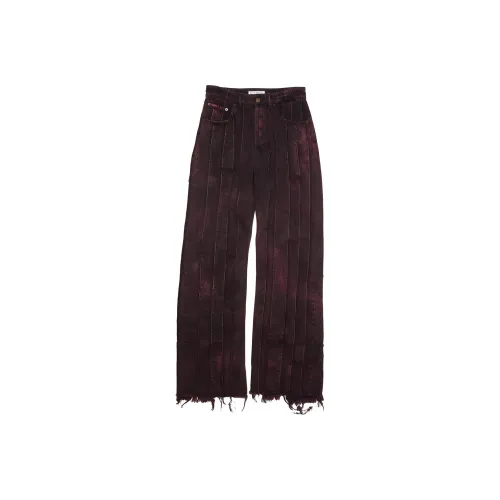 Acne Studios Jeans 2021F Women's Burgundy