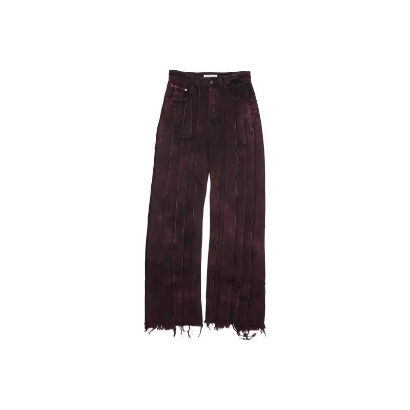 Acne Studios Jeans 2021F Women's Burgundy-0