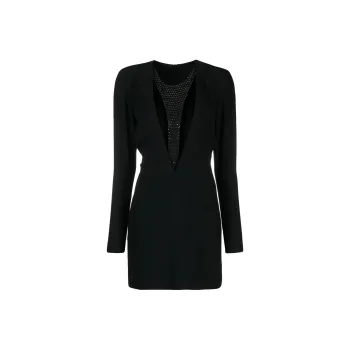 JOHN RICHMOND Rhinestone embellished Long sleeve Dress