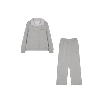 IHIMI Sweatshirt Set Women's Gray