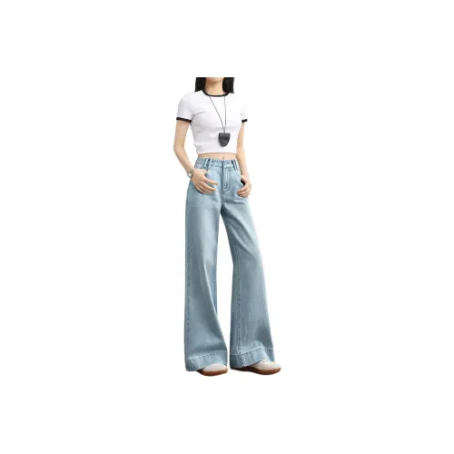 HIPPIEMISS Jeans Women's Light Blue