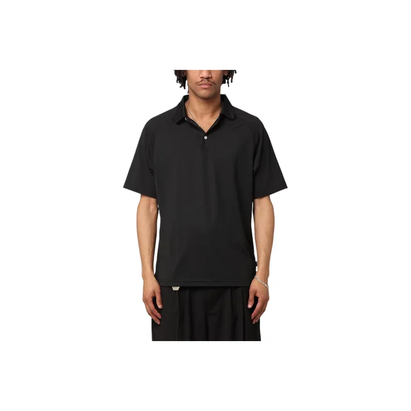 Malbon Golf Polo Shirt Men's Black-0