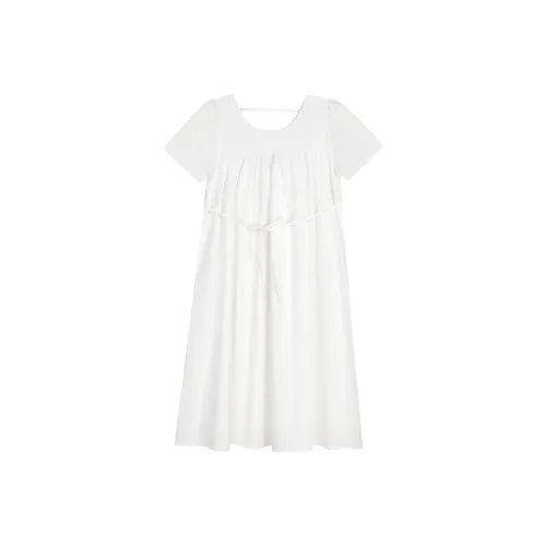 HUULOB Short-Sleeved Dresses Women's