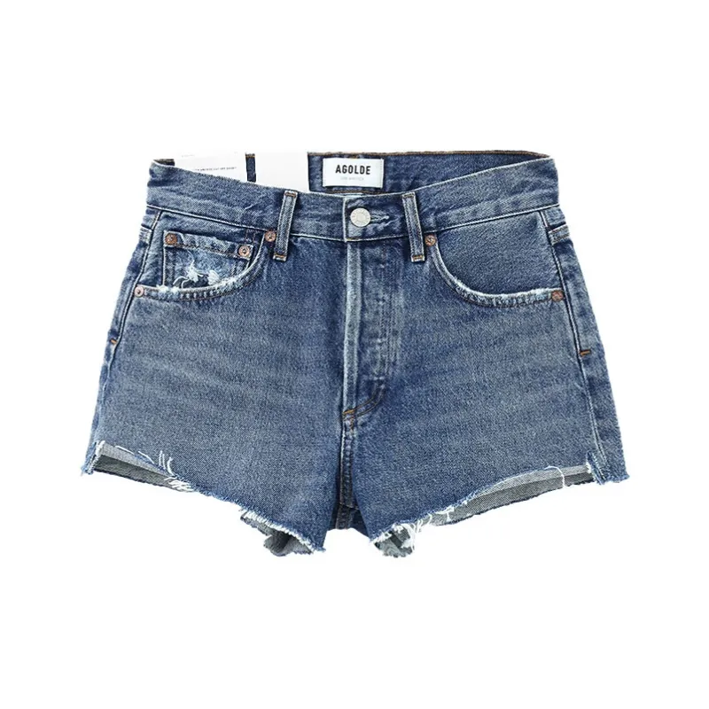 AGOLDE Parker Denim Shorts-0