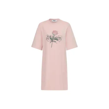 MSGM Short-Sleeved Dresses Women's Pink