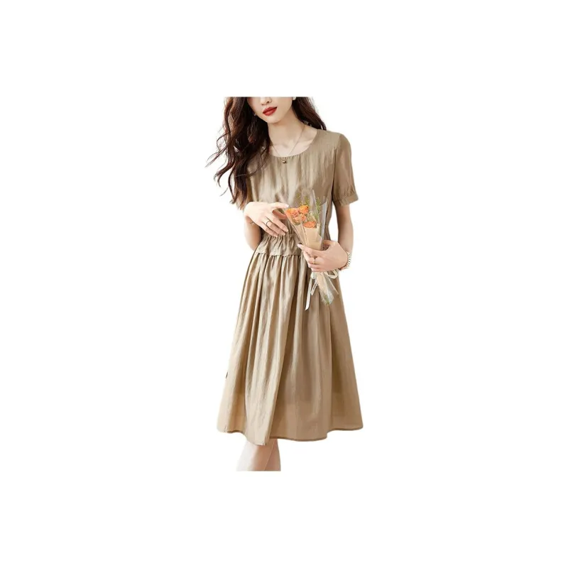 Mo Han Yi Mei Short Sleeved Dress Women's-0