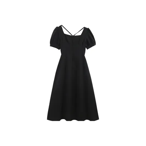 Local Gal Short Sleeved Dresses Women's Black