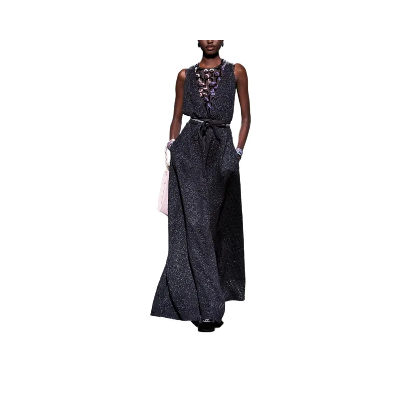 CHANEL Jumpsuits Women's Black-0