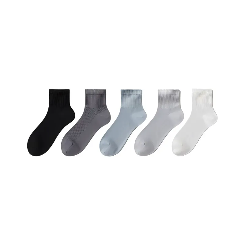 LUYOUYE Ankle Socks Men's 5 Pack-0