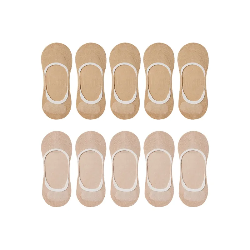 Cotton Gene No Show Socks Women's Combo Set-16