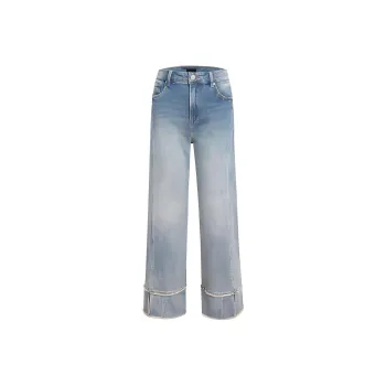 LIUREGALI Jeans Women's Light Blue