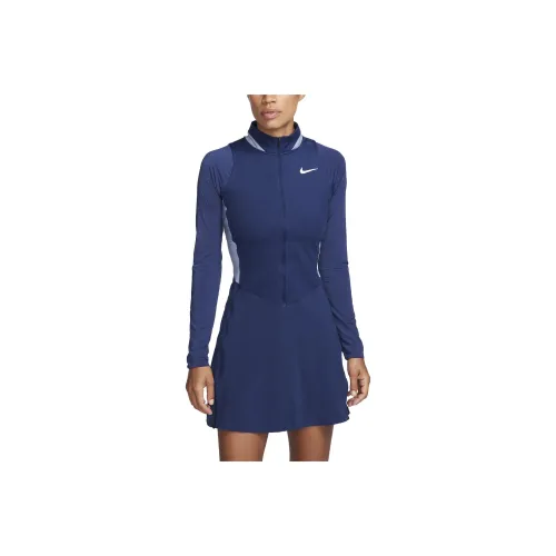 Nike Long-Sleeved Dresses Women's Blue