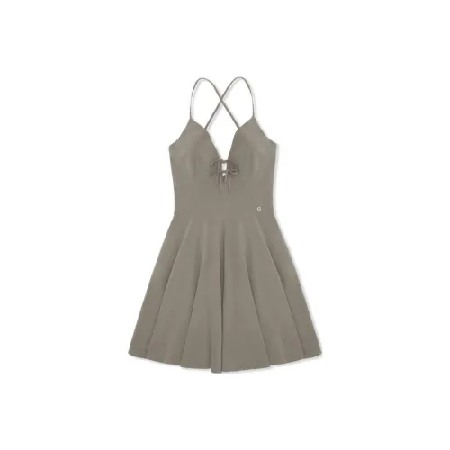 GUESS Slip Dresses Women's Light Brown