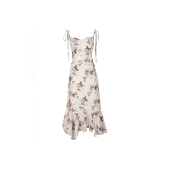 JOSR Slip Dresses Women's Apricot