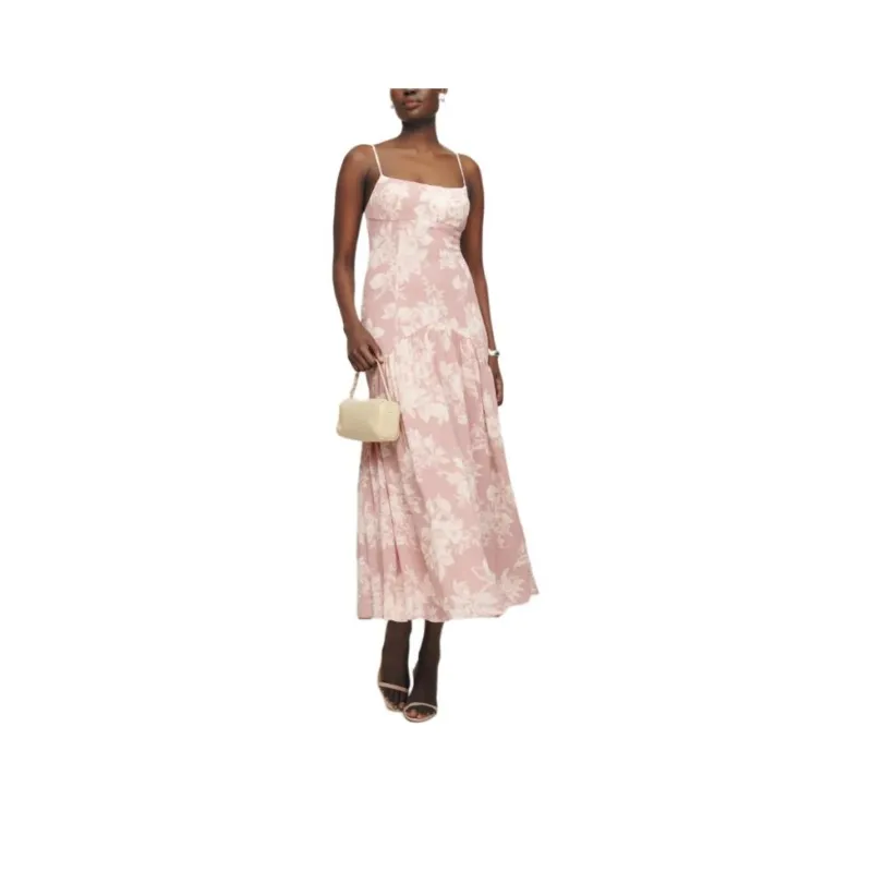 REFORMATION Catana Dress Slip Dresses Women's Pink-0