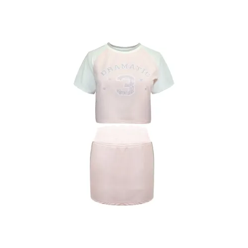Girly Fancy Club Casual Suit Women's Light Pink