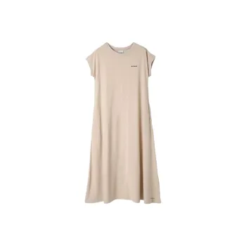 Columbia Tree Swallow Omni Freeze Zero Short Sleeved Dress Women's Ecru