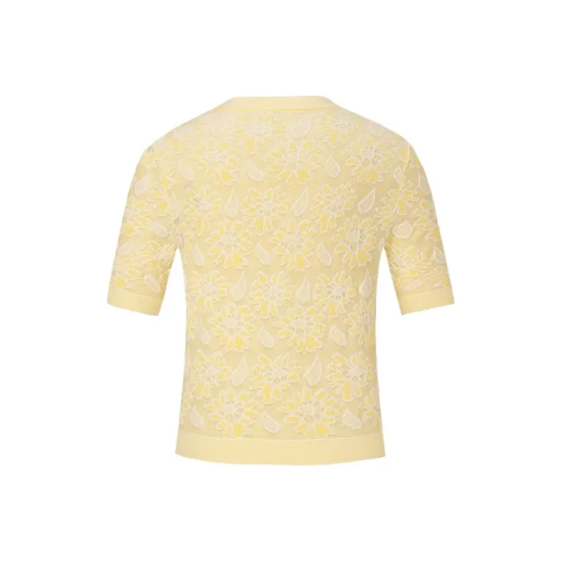 KARL LAGERFELD SS25 Knitwear Women's Yellow-1