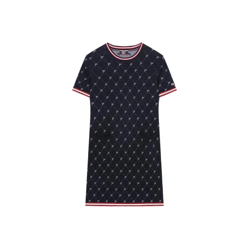 FILA Short Sleeved Dresses Women's Legend Blue