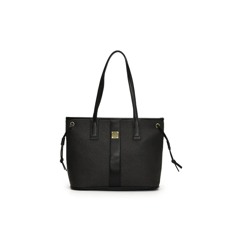 RIVMIND PU Shoulder Bag Women's Black/Blue/Pink/White & Brown/White & Black/White & Khaki-30