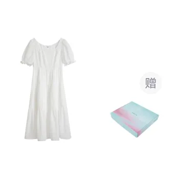Inman Short-Sleeved Dresses Women's Gift Box Set Frost White
