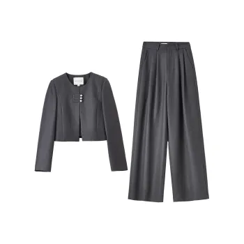 SENTUBILA Casual Suits Women's Downpour Gray