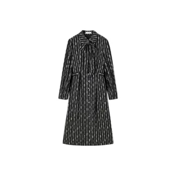 DEGAIA SS25 Long Sleeved Dresses Women's Black