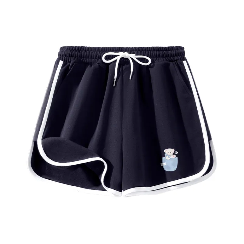 Cotton Casual Shorts Women's-0