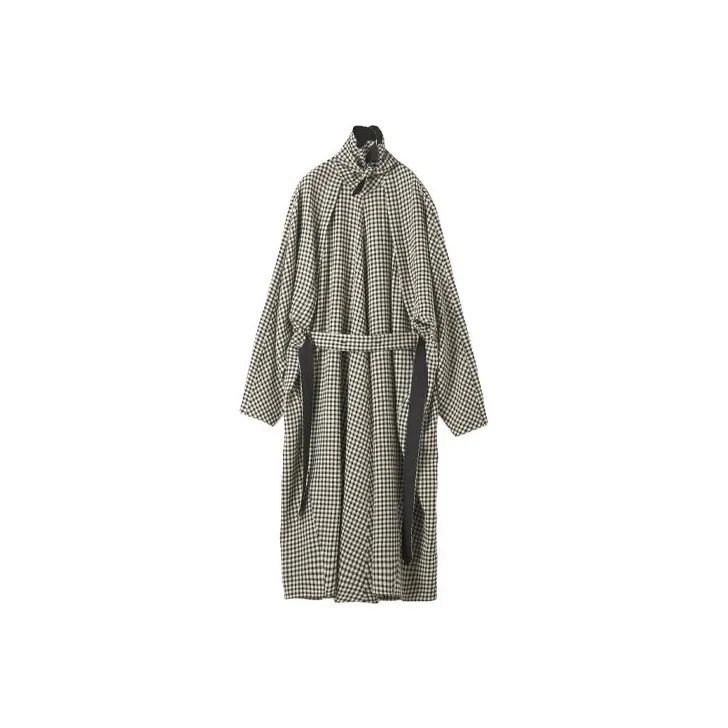 Lemaire Gingham Check-pattern Midi Dress-0