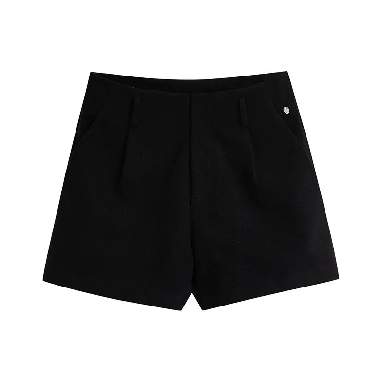 Initial Language Casual Shorts Women's-0
