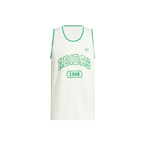 Adidas Clothing Tank Tops Men Ivory