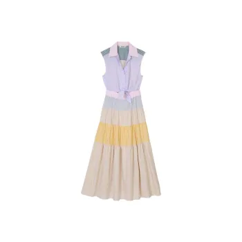 Sandro Sleeveless Dress Women's Multicolor