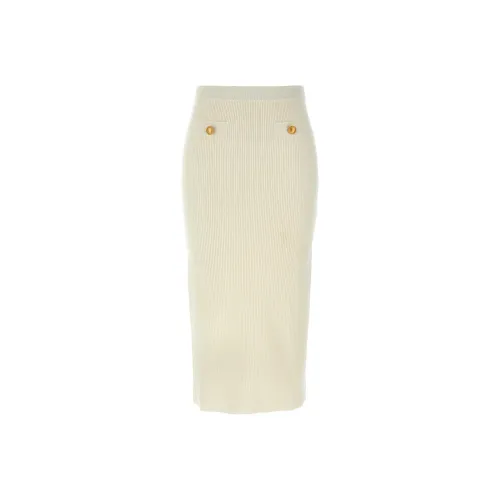 GUCCI Rear Slit Midi Skirt