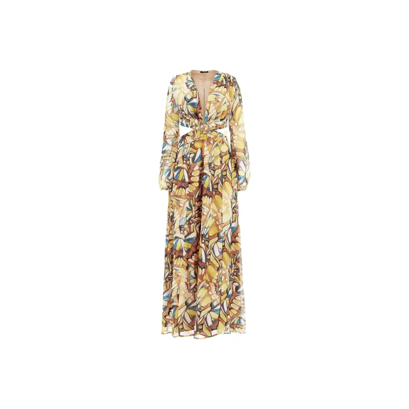 GUESS Long-Sleeved Dresses Women's Multicolor-0