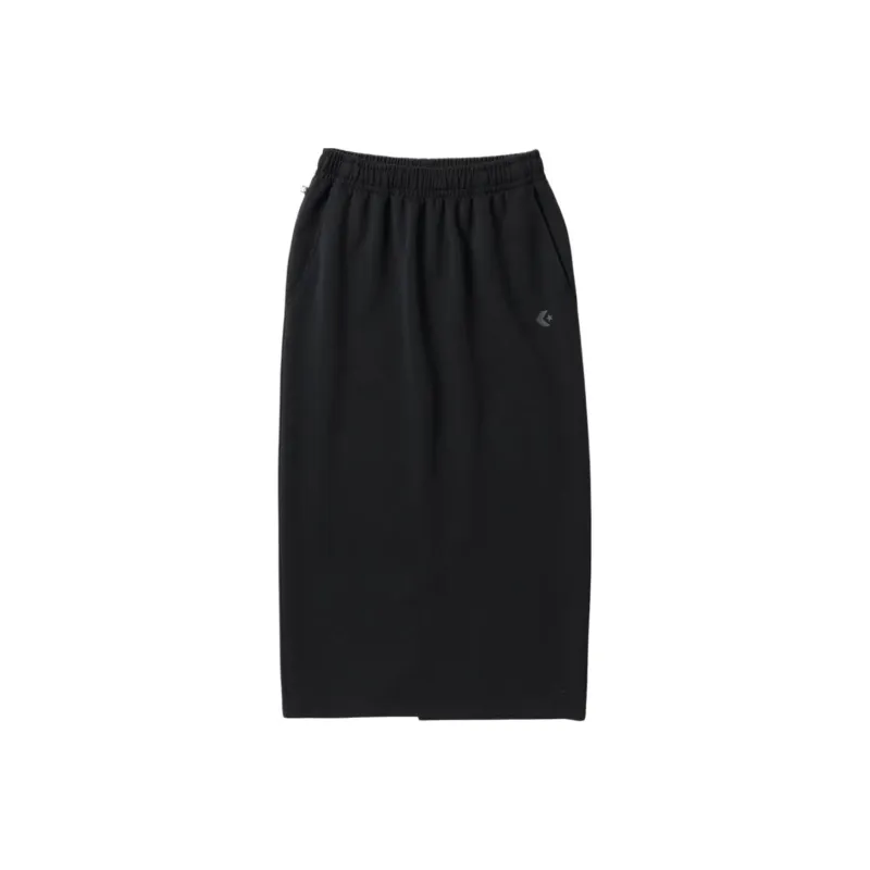 Converse Knit Long Skirt Women's Black-0