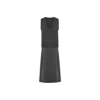 BBLLUUEE Casual Suit Women's Mist Gray