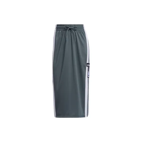 Adidas Originals Casual Long Skirts Women's Blue