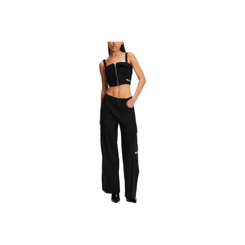KARL LAGERFELD / Karl Lagerfeld Jeans Wide leg Cargo Trousers-0