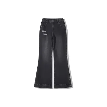 LiNing x PLEASURES Jeans Women's Denim Black