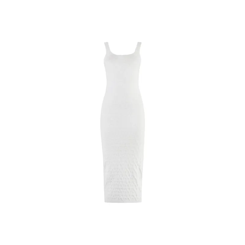 Valentino Toile Iconograph Jacquard Sleeveless Midi Dress-0