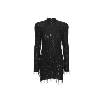 Rotate Long-Sleeved Dresses Women's Black