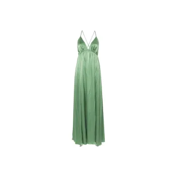 Zimmermann Sleeveless Satin Slip Maxi Dress