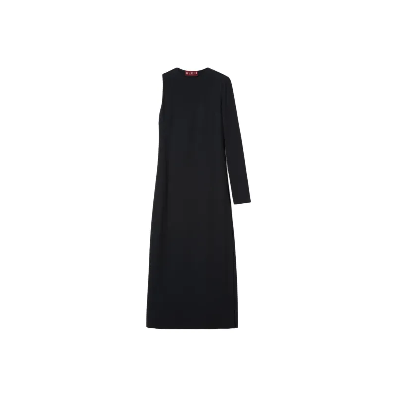 GUCCI SS25 Long Sleeved Dress Women's Black-0